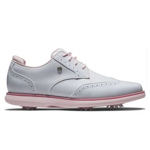 Giày golf nữ Ef Traditions W Wht/Wht/Pnk 97932 MEGA SALE | FootJoy