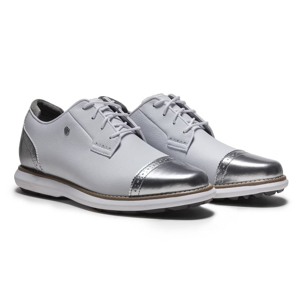 Giày Golf Nữ GS W Traditions Wht/Wht/Sil 98238 | FootJoy