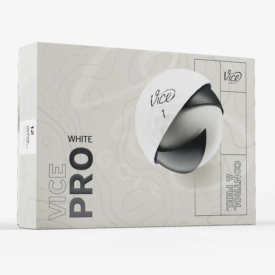 Bóng Golf Vice Pro 3 Lớp Màu WHITE | Vice Golf