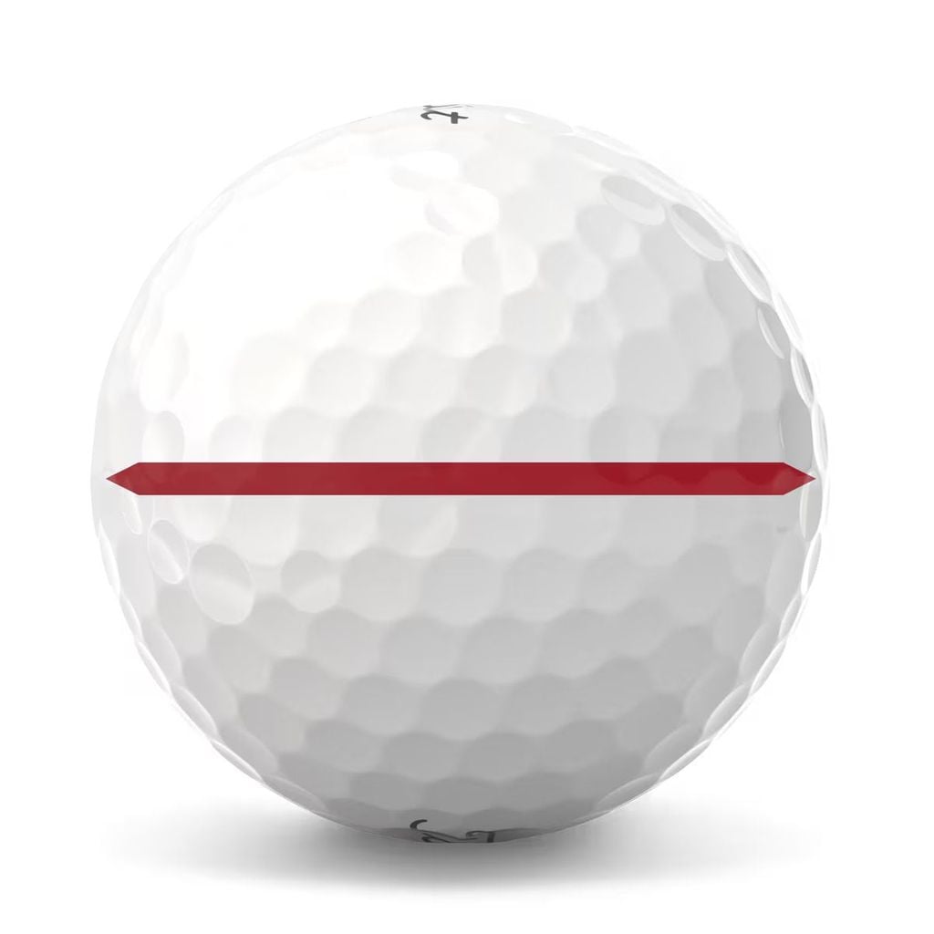 Hộp 12 Bóng golf Pro V1 2025 White PERFORMANCE ALIGNMENT RED | Titleis