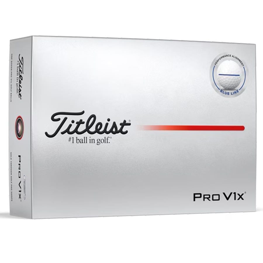 Bóng golf Pro V1X 2025 White PERFORMANCE ALIGNMENT BLUE | Titleist
