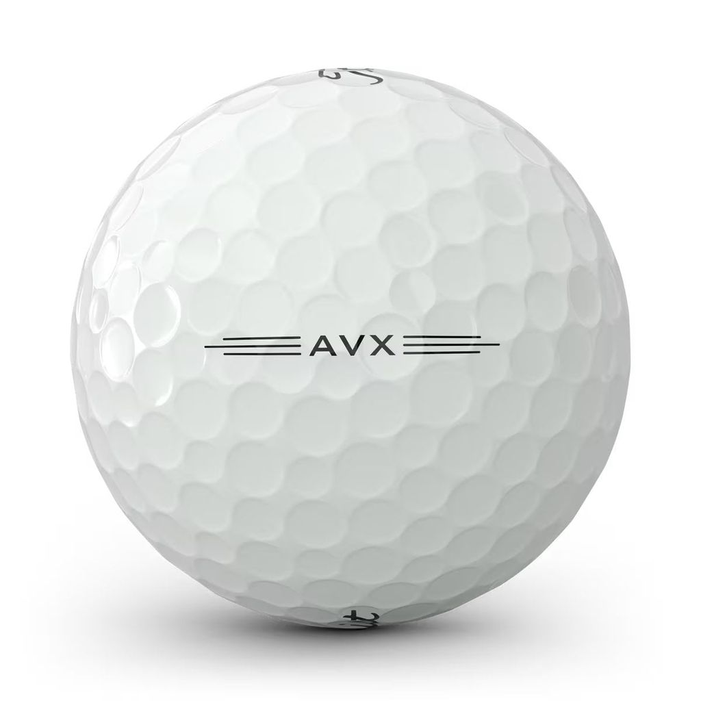 Hộp 12 bóng golf AVX Trắng 3 lớp 2026 | Titleist