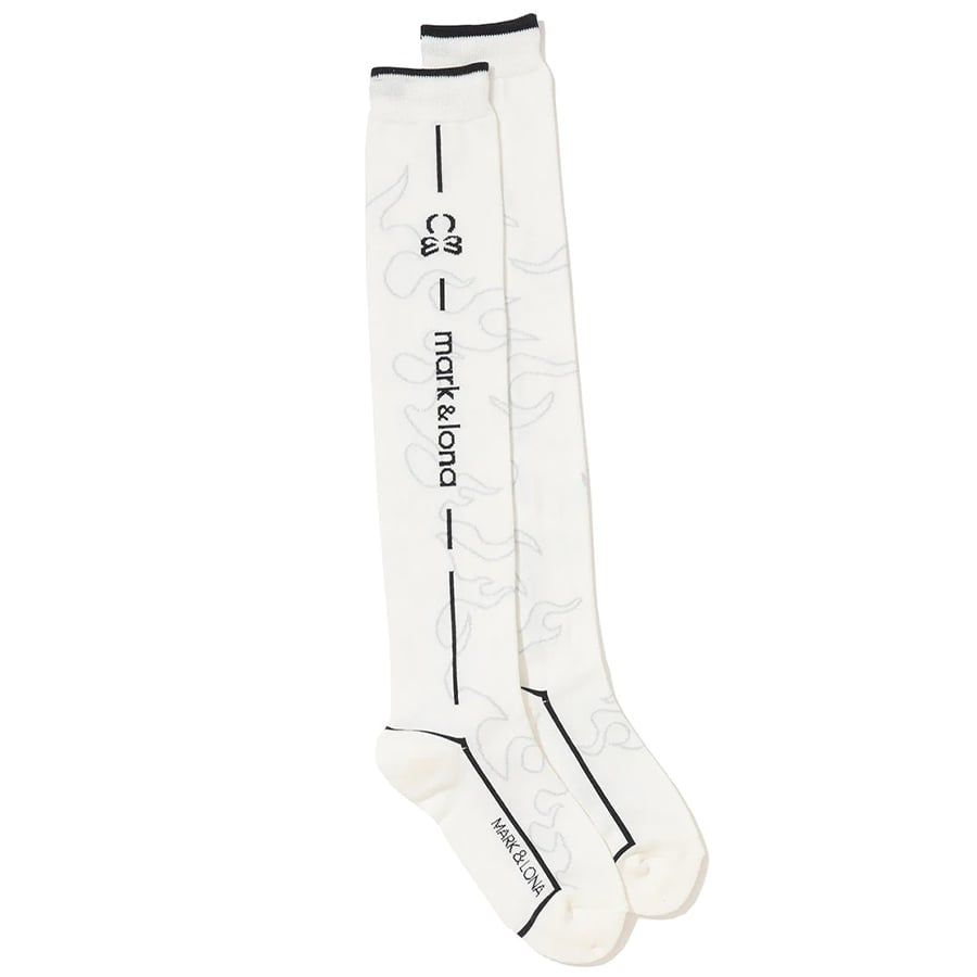 Vớ Golf Nữ Cổ Cao Duel Flame Over Knee Socks MLF-6A-FS91 | MARK & LONA