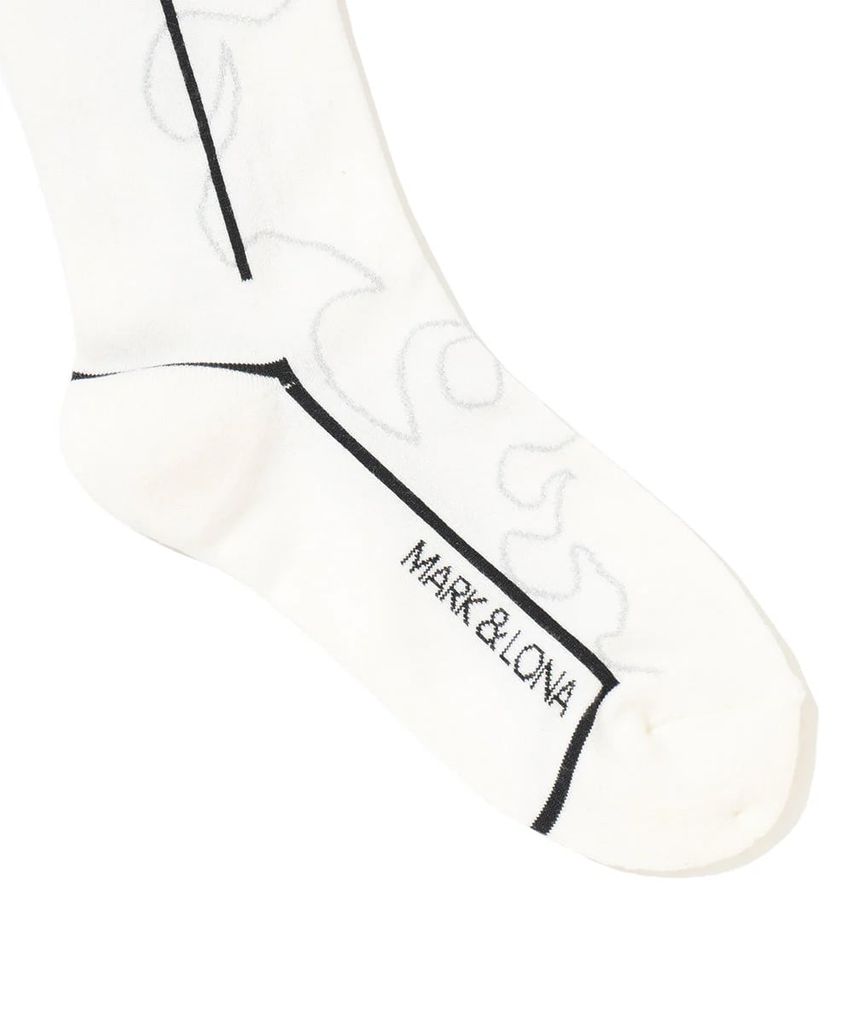 Vớ Golf Nữ Cổ Cao Duel Flame Over Knee Socks MLF-6A-FS91 | MARK & LONA