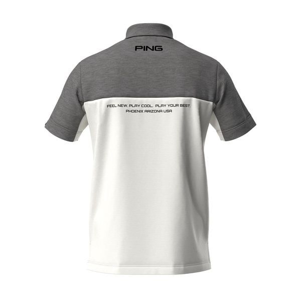 Áo golf nam tay ngắn GREY WHITE 621-4160388-030 | PING