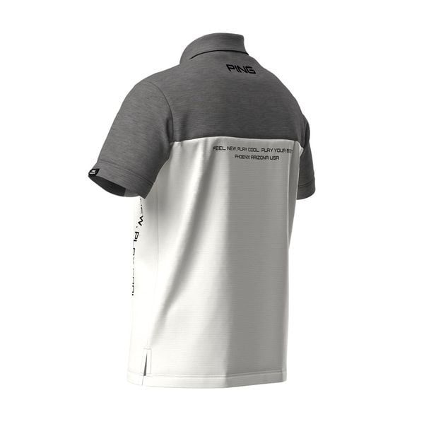 Áo golf nam tay ngắn GREY WHITE 621-4160388-030 | PING