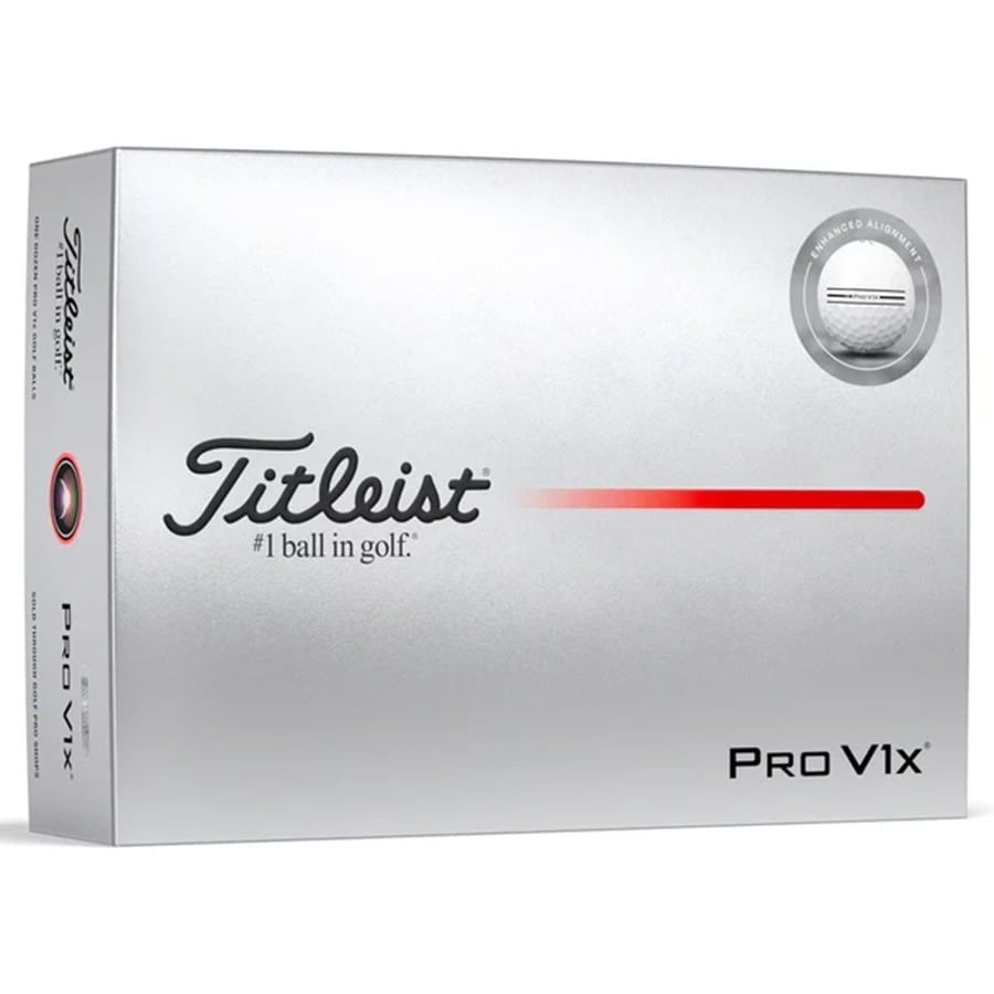 Bóng golf Pro V1X 2025 White PERFORMANCE ALIGNMENT BLUE | Titleist