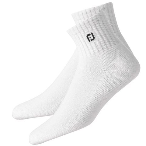Vớ golf ComfortSof Quarter Trắng 16418 | FootJoy