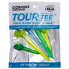 Gói 5 tee TOUR TEE COMBO NEONS BLUE Giúp bóng bay xa hơn | TourTee