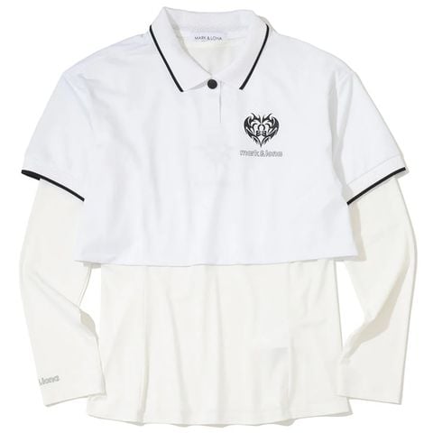Áo Golf Nữ Tay Dài Striker Layered Performance Polo MLW-6A-AP31 | MARK & LONA
