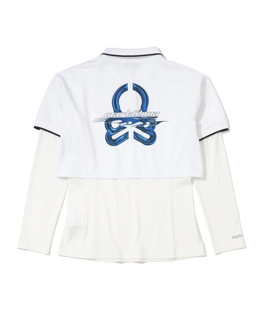 Áo Golf Nữ Tay Dài Striker Layered Performance Polo MLW-6A-AP31 | MARK