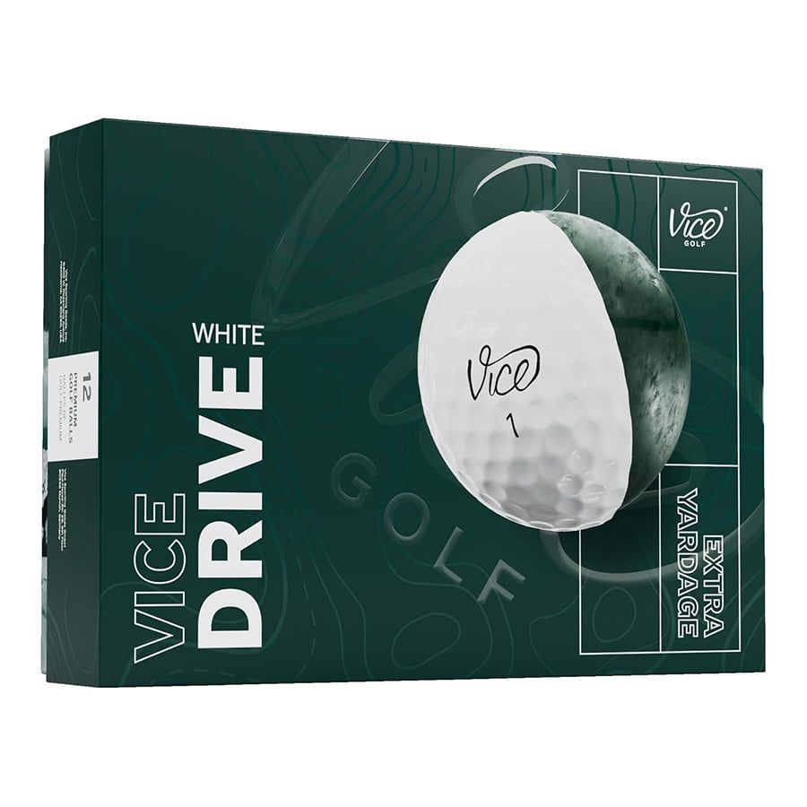 Bóng Golf Vice Drive 2 Lớp Màu WHITE | Vice Golf
