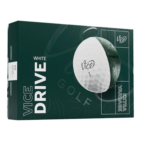 Bóng Golf Vice Drive 2 Lớp Màu WHITE | Vice Golf