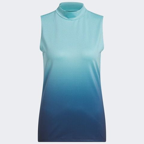Áo golf nữ tay ngắn Ultimate365 Gradient Sleeveless Mock Neck Top JN8386 | Adidas