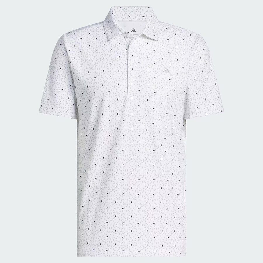 Áo golf nam tay ngắn ULTIMATE365+ SOFT PRINT White / Wonder Sage KE834