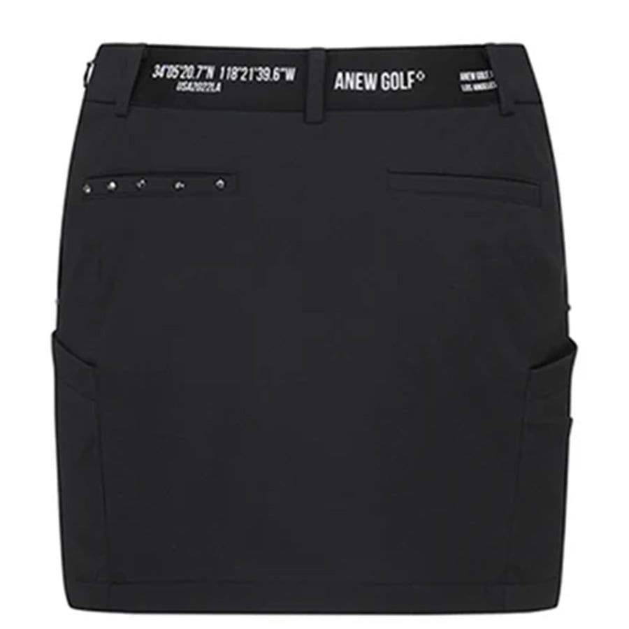 Váy golf Incision H-Line Skirt - Black AGEMWSQ07BK | Anew Golf