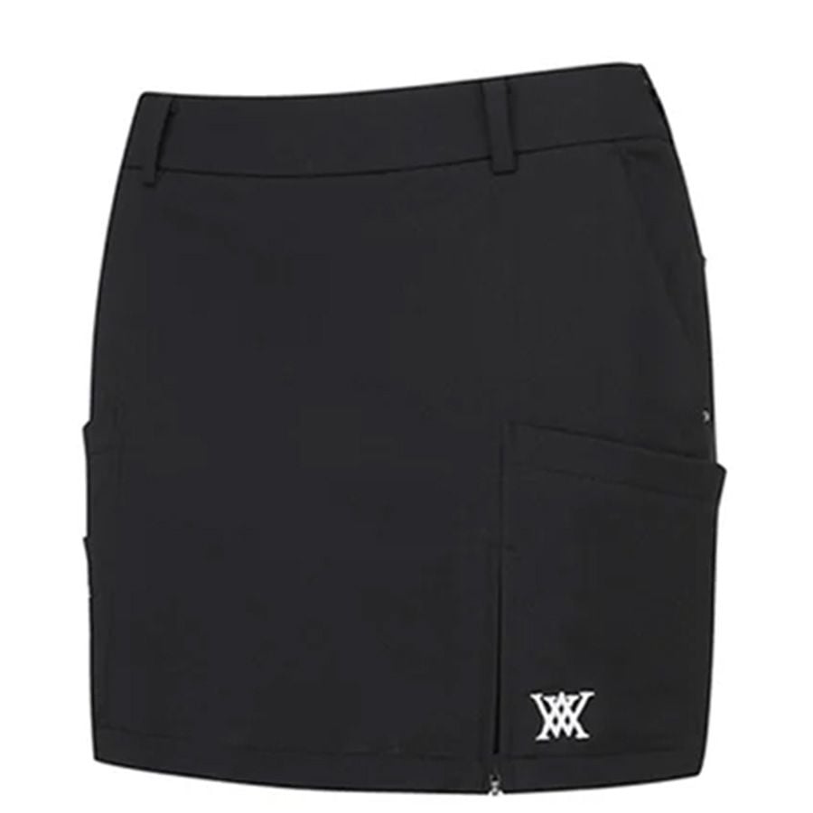 Váy golf Incision H-Line Skirt - Black AGEMWSQ07BK | Anew Golf