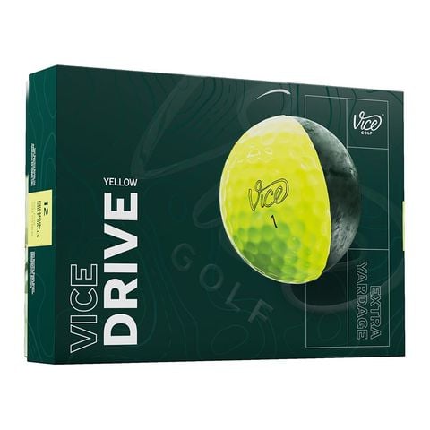 Bóng Golf Vice Drive 2 Lớp Màu YELLOW | Vice Golf