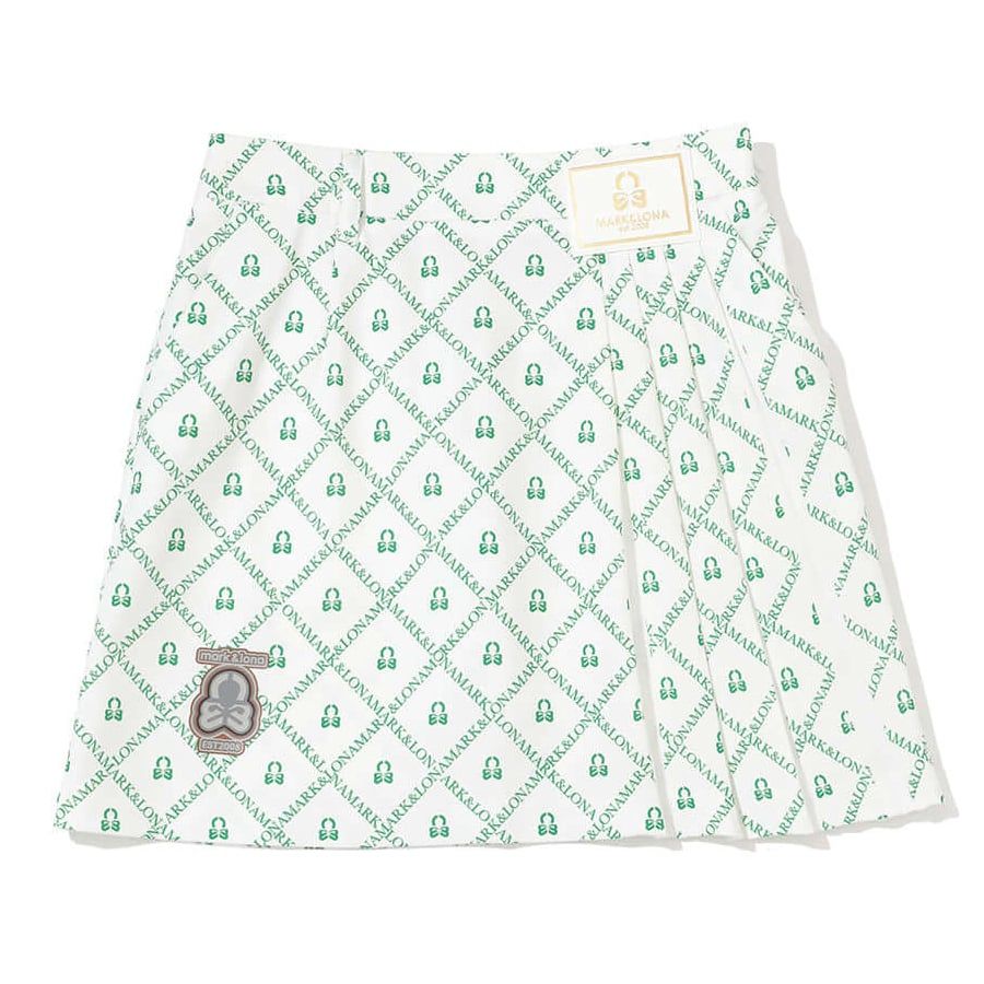 Váy Golf Gemina Asymmetric Pleated Skirt MLW-6A-AE01 | MARK & LONA