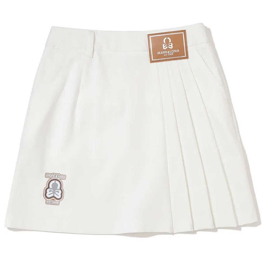 Váy Golf Gemina Asymmetric Pleated Skirt MLW-6A-AE01 | MARK & LONA