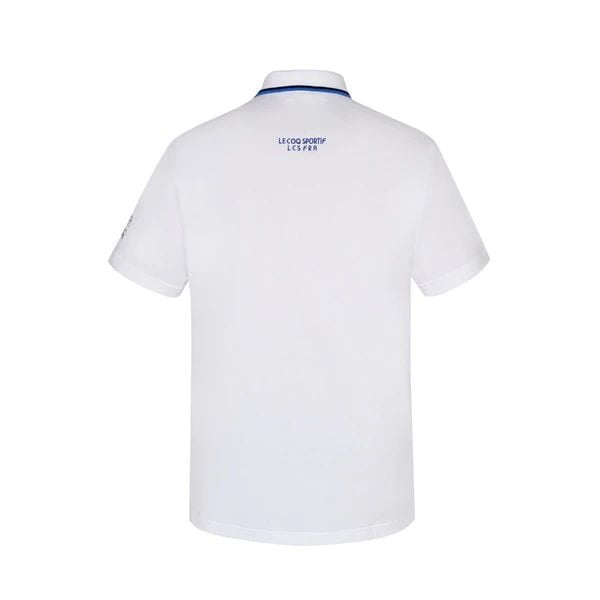 Áo Golf Nam Tay Ngắn QGMXJA17XV-WH00 White  | Le Coq Sportif