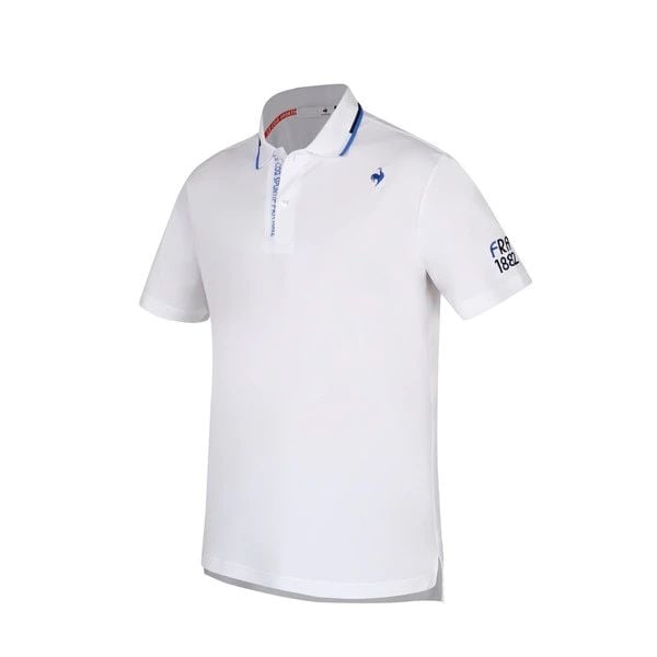 Áo Golf Nam Tay Ngắn QGMXJA17XV-WH00 White  | Le Coq Sportif
