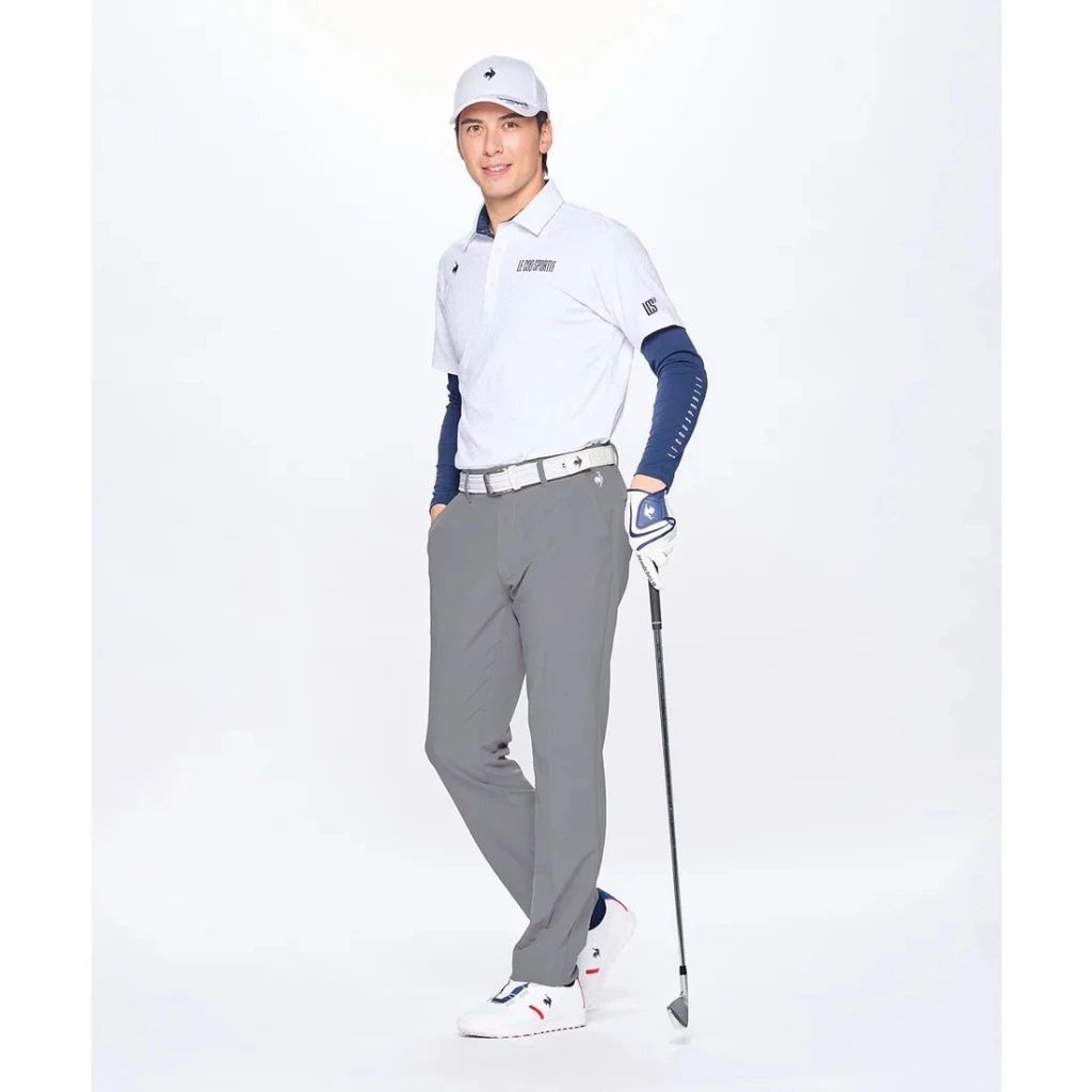 Quần Dài Golf Nam LG5SLP00MV-GY00 | Le Coq Sportif