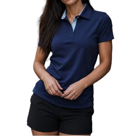 Áo Golf Nữ Tay Ngắn Wildside Polo - Ultracool 100 - Midnight WS1001012-021 | Wildside