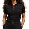 Áo Golf Nữ Tay Ngắn Wildside Polo - Ultracool 100 - Blackout WS1001012-022 | Wildside