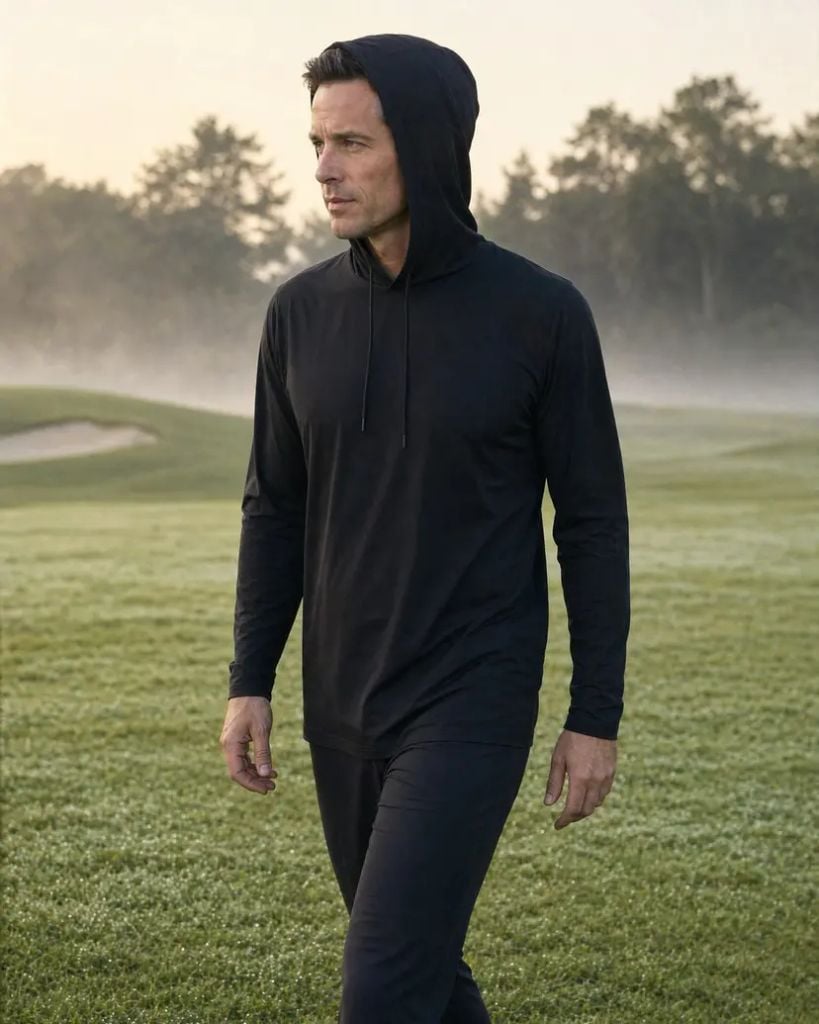 Áo Khoác Nam UV Ultracool 100 Hoodie - Blackout WS101401-12 | Wildside