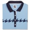 ÁO FOOTJOY CAP SLEEVE HOUNDSTOOTH PRINT 87346 BLUE S (F)