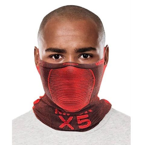Khẩu trang X5 2-in-1 Reversible Breathable Windproof Neck Gaiter Black-Red ( LUCKY SALES ) | NAROO