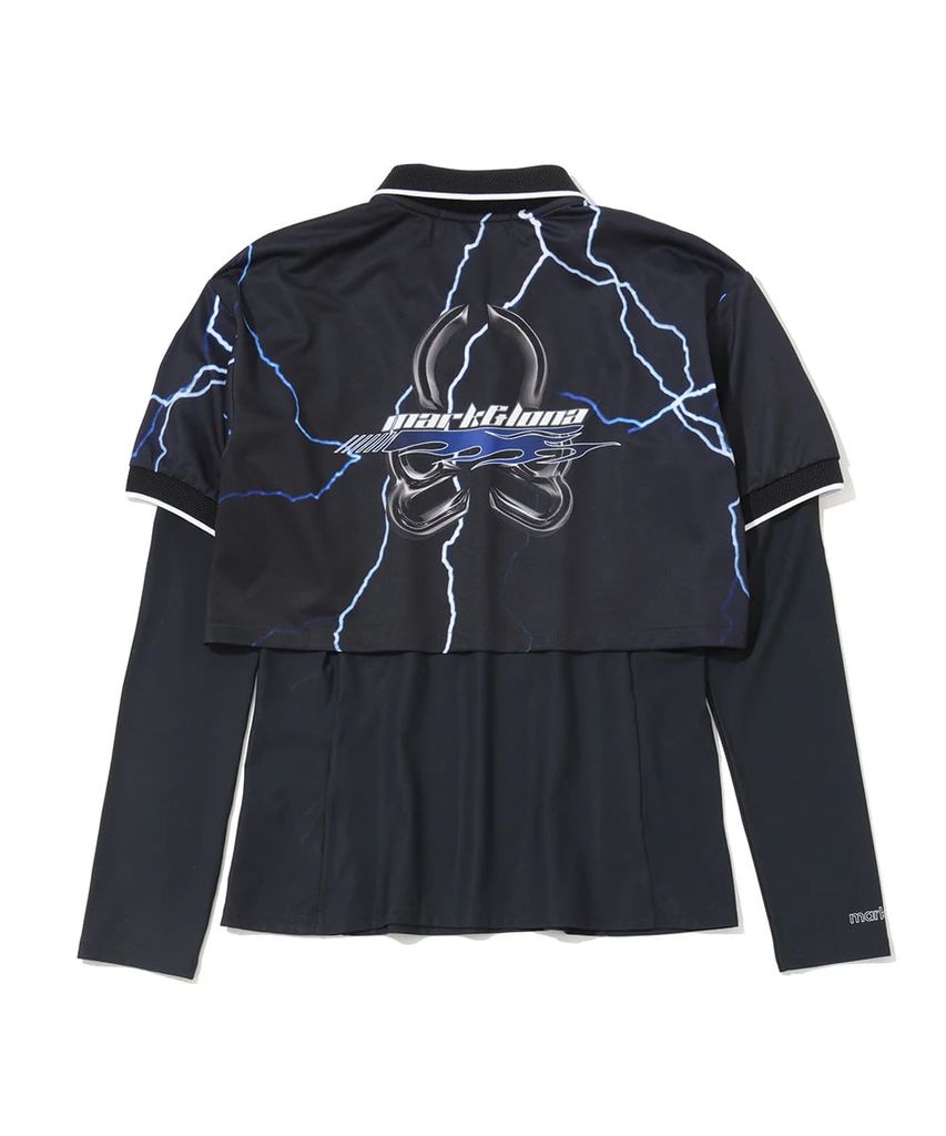 Áo Golf Nữ Tay Dài Striker Layered Performance Polo MLW-6A-AP31 | MARK