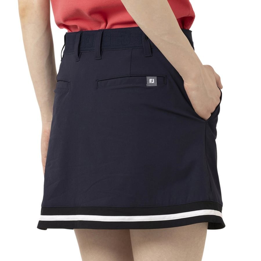 Váy Golf SOLID WOVEN SKORT Dark Navy 34876 | FootJoy