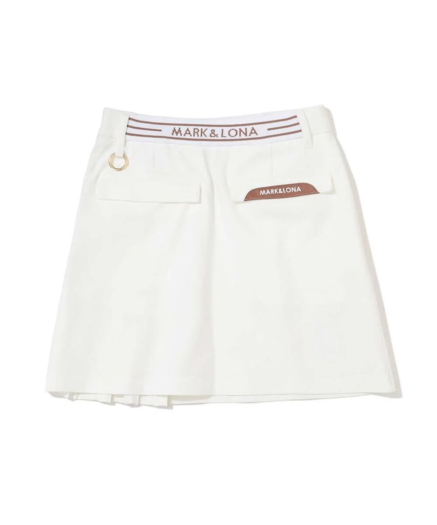 Váy Golf Gemina Asymmetric Pleated Skirt MLW-6A-AE01 | MARK & LONA