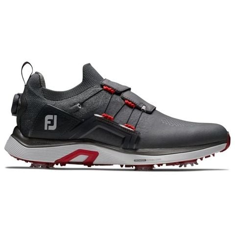 Giày golf nam DS HYPERFLEX BOA Charcoal/Gray/Red 51045 | FootJoy