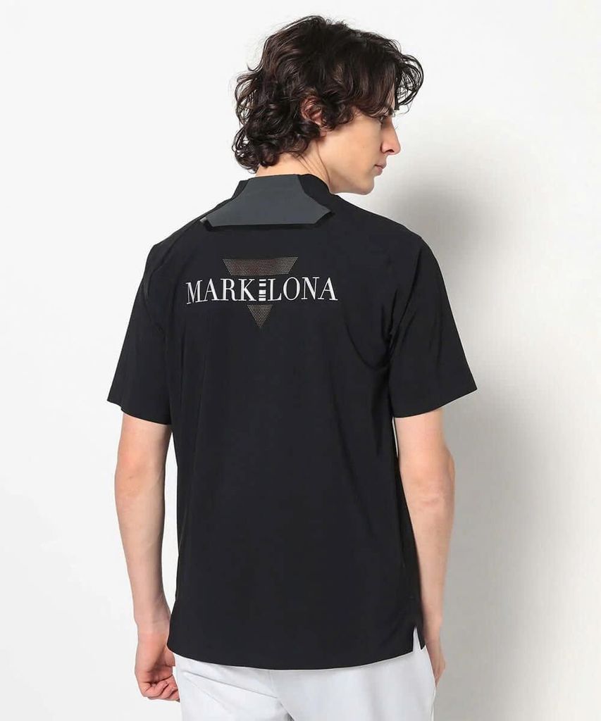 Áo golf nam tay ngắn CD12-STMT MCM-5A-AA51 (Black) | MARK & LONA