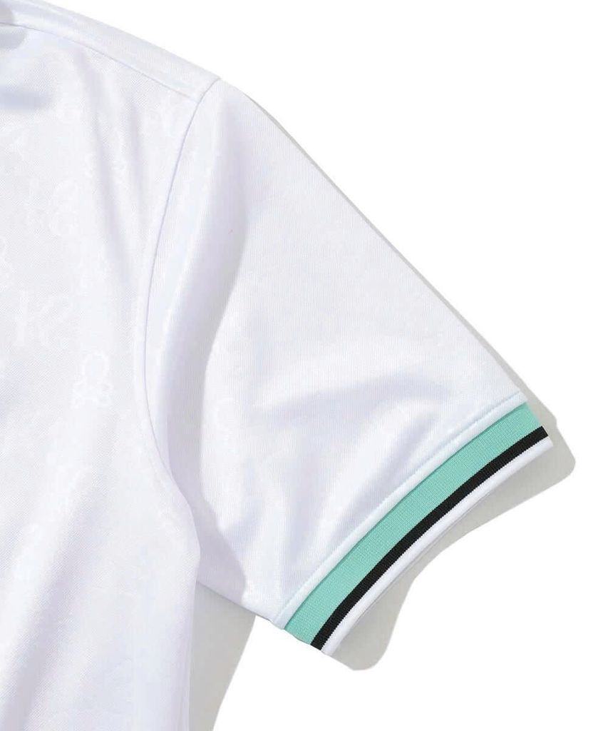 Áo golf nam tay ngắn Ever Monogram Embossed Polo MLM-5A-AP08  (White) 