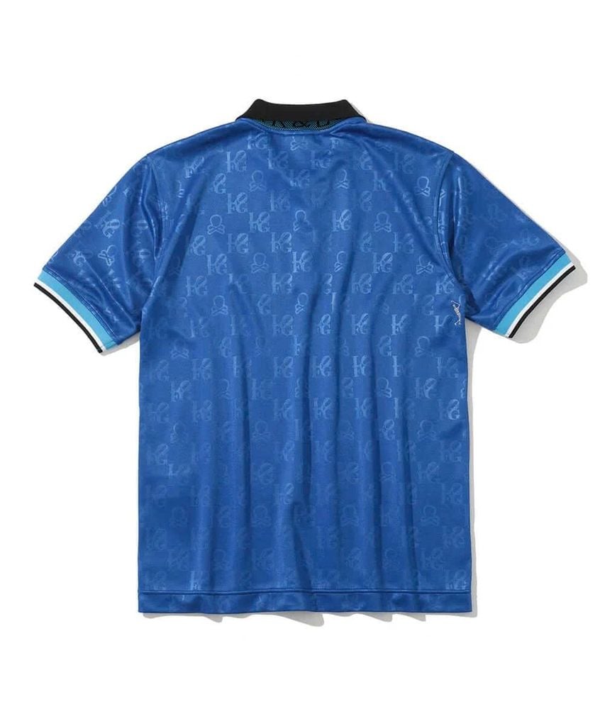 Áo golf nam tay ngắn Ever Monogram Embossed Polo MLM-5A-AP08 (Blue) | 