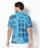 Áo golf nam tay ngắn Mirage Pile Polo MLM-5A-AP09 (Blue) | MARK & LONA