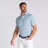 Áo golf tay ngắn nam MATTR Pines Golf Polo - Ocean Tropic - Zen Blue 6