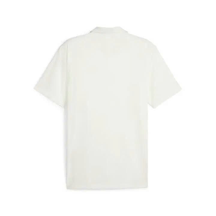 Áo golf tay ngắn nam Puma x Quiet Golf Jacquard Paisley Polo - Warm Wh