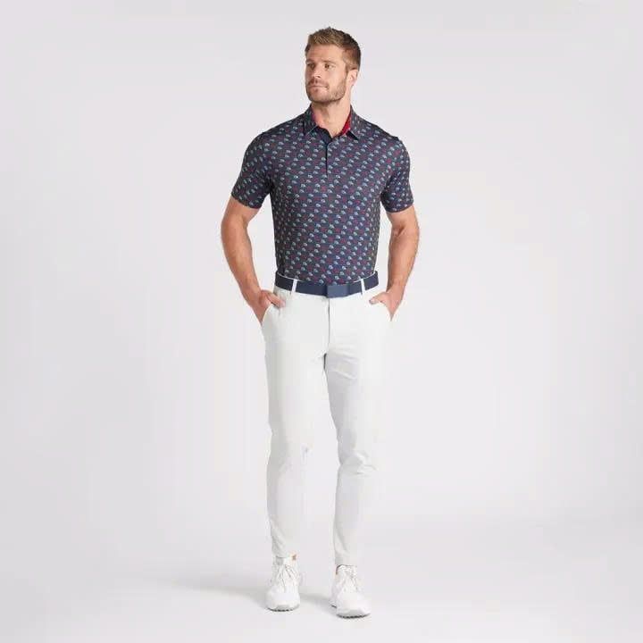 Áo golf tay ngắn nam Puma x Volition 4x4 Drive Polo - Deep Navy-Strong