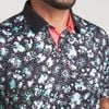 Áo golf nam tay ngắn Cloudspun Abstract Camo Polo - Puma Black-Aquatic