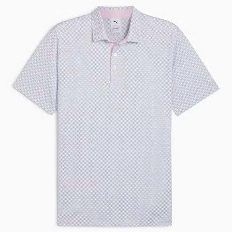 Áo golf nam tay ngắn PUMA x AP CITRUS POLO - White Glow-Deep Navy 62749101 | PUMA