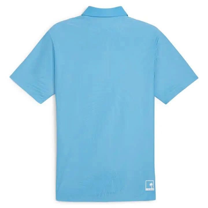 Áo golf nam tay ngắn PUMA x PTC JACQUARD POLO - Regal Blue 62396402 |