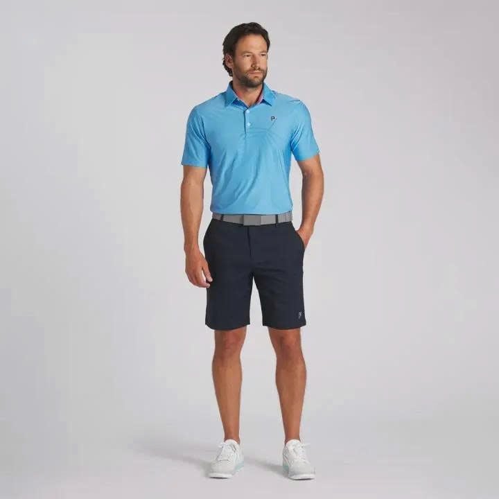 Áo golf nam tay ngắn PUMA x PTC JACQUARD POLO - Regal Blue 62396402 |