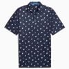 Áo golf nam tay ngắn Pure Love Birdies Polo - Deep Navy-White Glow 62699401 | PUMA