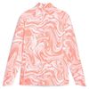 Áo golf tay dài nữ W YouV Sandstone 1/4 Zip - White Glow-Fizzy Sun 622