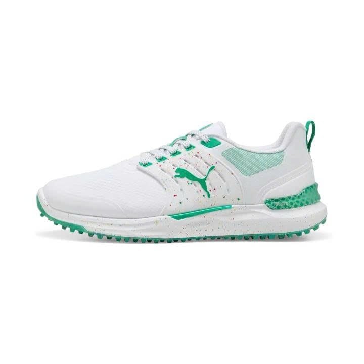 Giày golf nam IGNITE Elevate API - Puma White-Grassy Green-Rosso Corsa